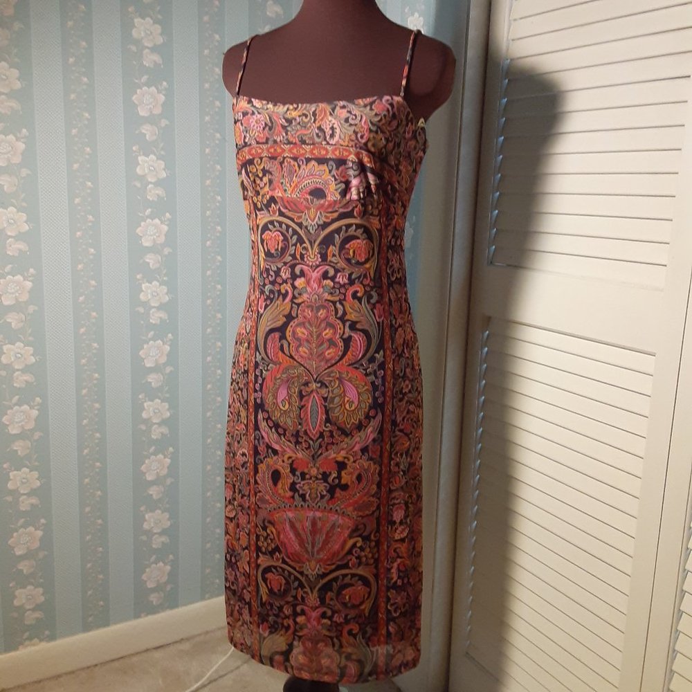 Stretchy Sun Dress Spaghetti Straps Jr Sm